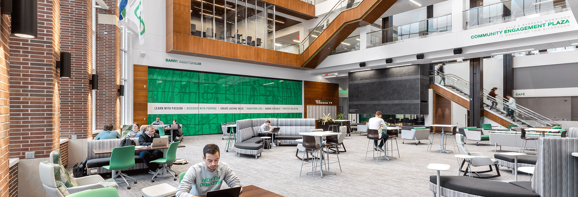 Nistler Community Hub Students Studying