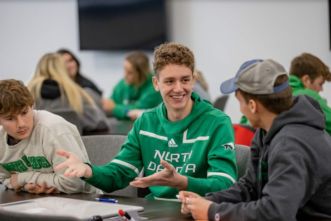 UND Students in the Classroom